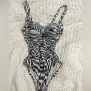Niptuck Swim Striped One Piece Bathing Suit